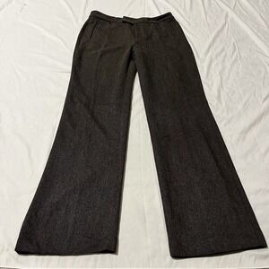 Merona Women's Dress Pants Size 6 Mid Rise Tweed Brown Career Office Business‎